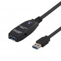 Deltaco USB3-1002 USB kabelis 5 m USB 3.2 Gen 1 (3.1 Gen 1) USB A Juoda Deltaco USB3-1002 USB kabelis 5 m USB 3.2 Gen 1 (3.1 Gen 1) USB A Juoda