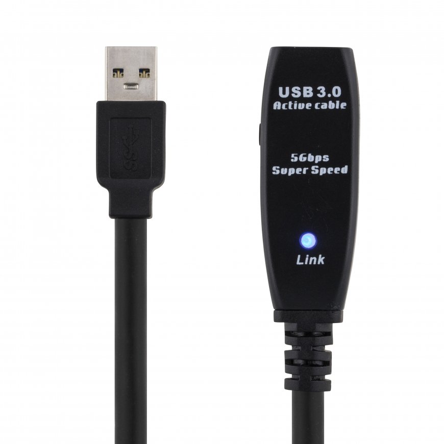 Deltaco USB3-1002 USB kabelis 5 m USB 3.2 Gen 1 (3.1 Gen 1) USB A Juoda – 2