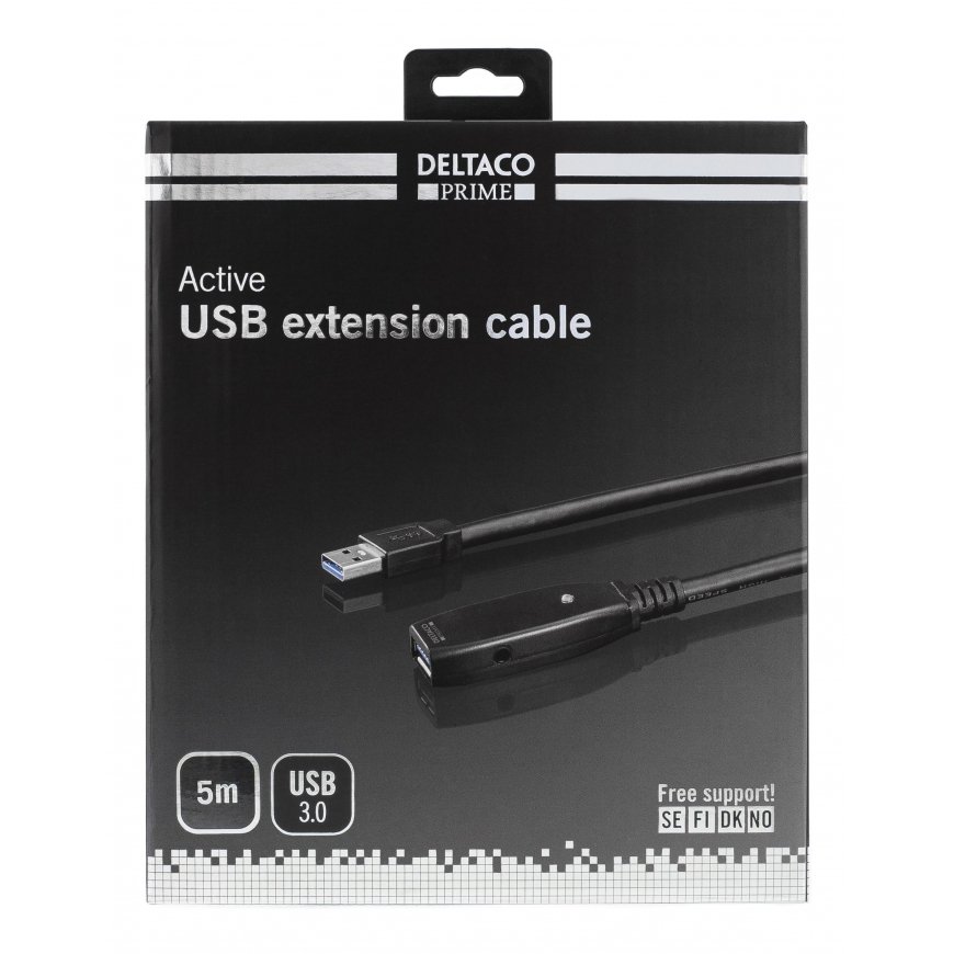 Deltaco USB3-1002 USB кабель 5 m USB 3.2 Gen 1 (3.1 Gen 1) USB A Черный – 4