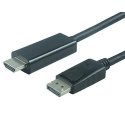 PremiumCord KPORTADK01-02 видео кабель адаптер 2 m DisplayPort HDMI Черный