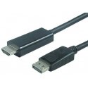 PremiumCord KPORTADK01-02 videokaapeli-adapteri 2 m DisplayPort HDMI Musta PremiumCord KPORTADK01-02 videokaapeli-adapteri 2 m DisplayPort HDMI Musta