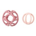 NATTOU Set of 2 balls, pink NATTOU Set of 2 balls, pink