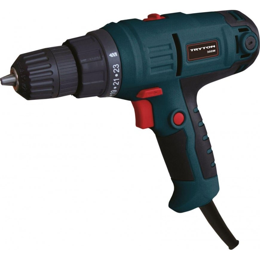 Tryton 300w 2 Speed Corded Drill/Driver