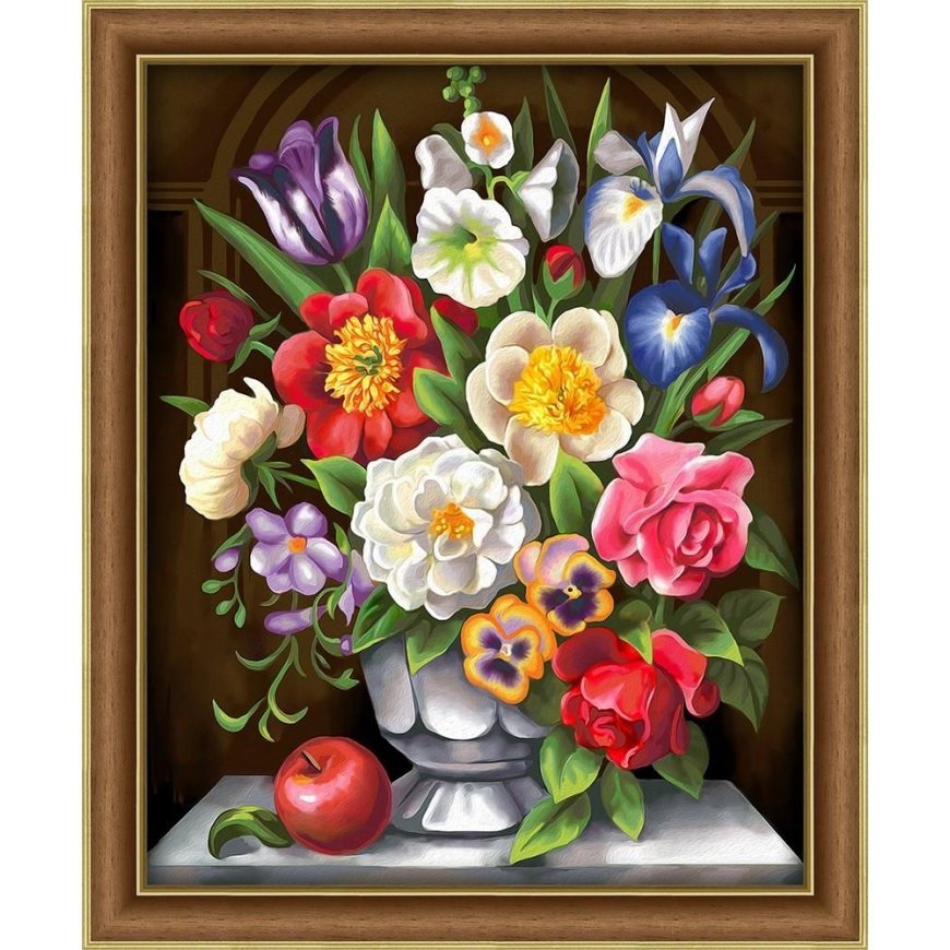 Beldizart Diamond painting set Flowers 40x50