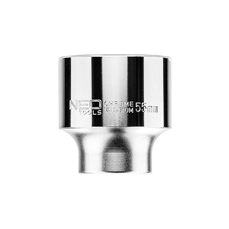 Neo 3/4 colio šešiakampis lizdas, 55 mm – 3