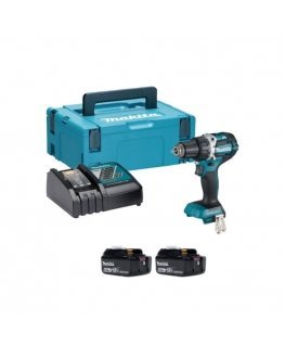 Makita DDF484RGJ Cordless drill, 18 V, 2x 6.0 Ah Li-ion, 54/36 Nm, 1.6 kg, LED, MAKPACK