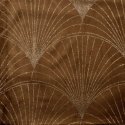 Eurofirany BLINK / 14 Aksominis stalo takelis su su dideliu art deco stiliaus vėduoklės raštu, 35X22 Eurofirany BLINK / 14 Aksominis stalo takelis su su dideliu art deco stiliaus vėduoklės raštu, 35X22