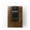 Eurofirany BLINK / 14 Velvet table runner with a large art deco fan pattern, 35X220 cm, color: brown Eurofirany BLINK / 14 Velvet table runner with a large art deco fan pattern, 35X220 cm, color: brown