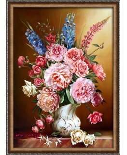 Beldizart Peonies and lupins 50x70 cm AZ-1815