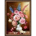 Beldizart Peonies and lupins 50x70 cm AZ-1815