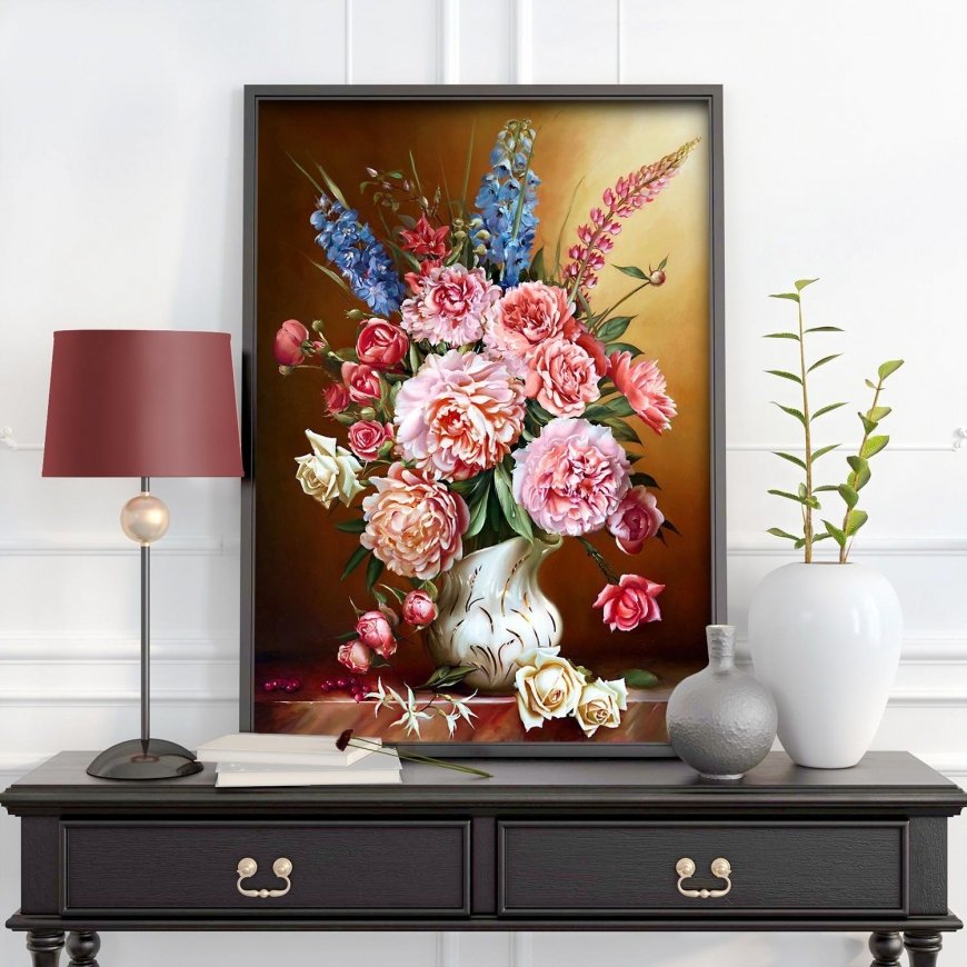 Beldizart Peonies and lupins 50x70 cm AZ-1815 – 3