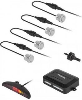 Peiying PY0104S Vehicle Parking Sensors with Display (Rear) Silver