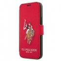 US Polo Assn US Polo USFLBKP12SPUGFLRE iPhone 12 mini 5.4 inch Red / Red Book Polo Embroidery Collec