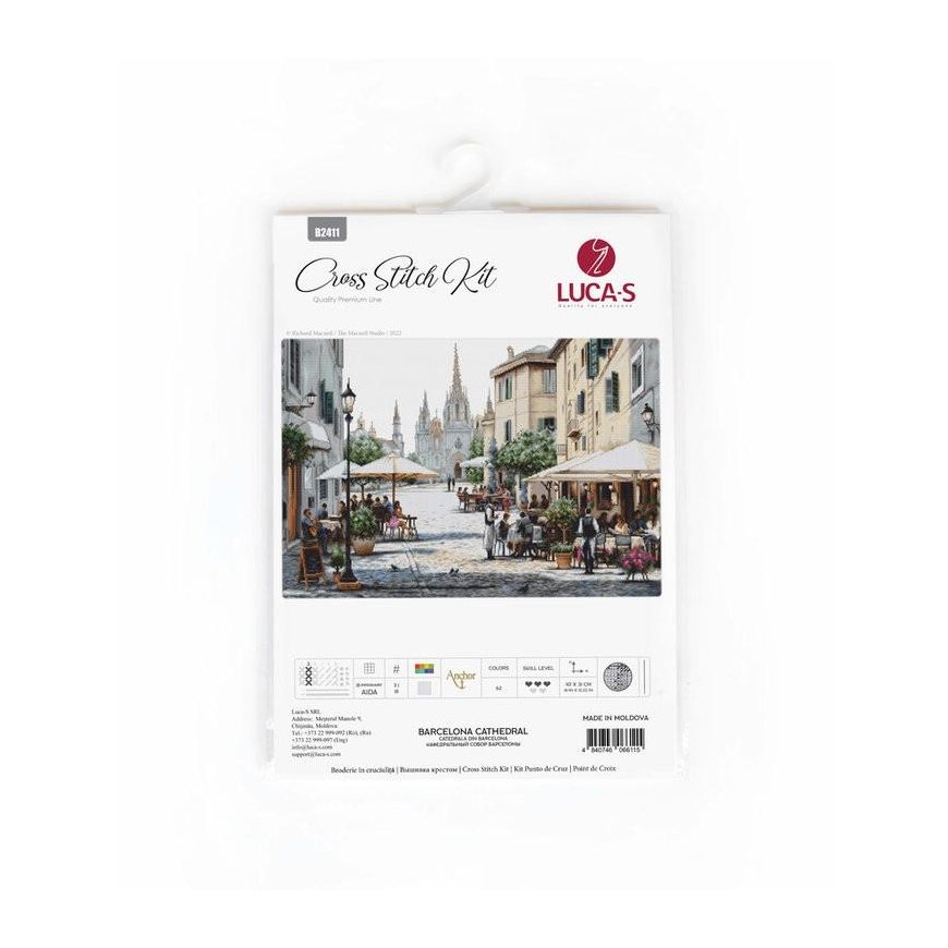 luca S Cross stitch kit Barcelona Cathedral 47x31cm SB2411 – 2