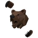 Beldizart Wizardi 3D Papercraft Bear PP-1MED-BRW Beldizart Wizardi 3D Papercraft Bear PP-1MED-BRW