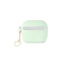 Guess GUA3LSCHSN AirPods 3 cover green/green silicone Charm Heart Collection
