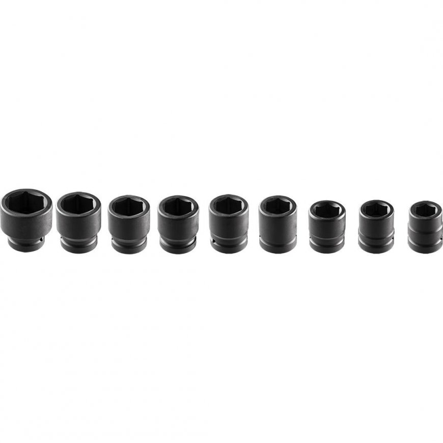 Neo šešiakampių smūginių lizdų rinkinys 1 "27-50mm 9vnt (12-105)