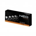 Neo šešiakampių smūginių lizdų rinkinys 1 "27-50mm 9vnt (12-105)