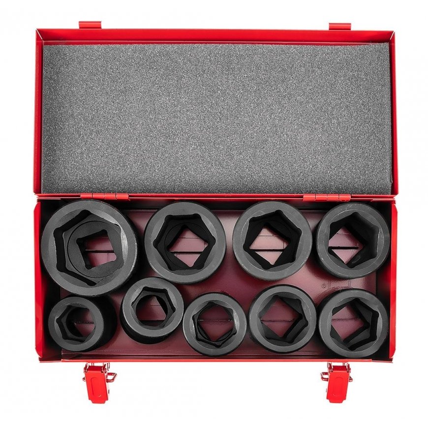 Neo šešiakampių smūginių lizdų rinkinys 1 "27-50mm 9vnt (12-105) – 6