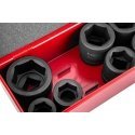 Neo šešiakampių smūginių lizdų rinkinys 1 "27-50mm 9vnt (12-105)