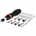 Screwdriver with accessories: 17 bits and 7 heads Truper® Screwdriver with accessories: 17 bits and 7 heads Truper®