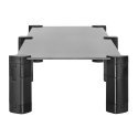 Maclean MC-936 Dual Monitor Stand Shelf Height Adjustable Dual Screen Stand Laptop Stand Tempered Gl Maclean MC-936 Dual Monitor Stand Shelf Height Adjustable Dual Screen Stand Laptop Stand Tempered Gl