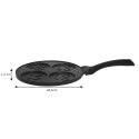 King Hoff Pan for 4 cakes with smiley faces King Hoff Pan for 4 cakes with smiley faces