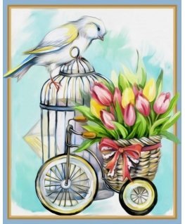 Beldizart Diamond Painting Kit Feathered Postman 24х30 cm AZ-1478