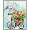 Beldizart Diamond Painting Kit Feathered Postman 24х30 cm AZ-1478 Beldizart Diamond Painting Kit Feathered Postman 24х30 cm AZ-1478