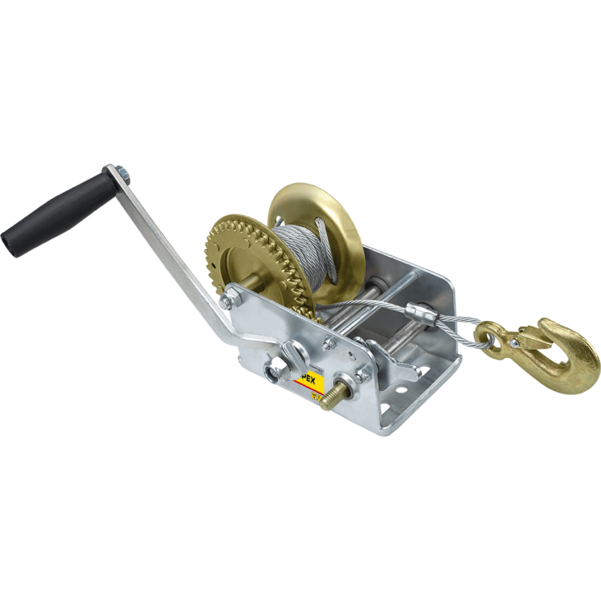 Topex Rope winch with ratchet brake 0.54T 10m rope (97X085)
