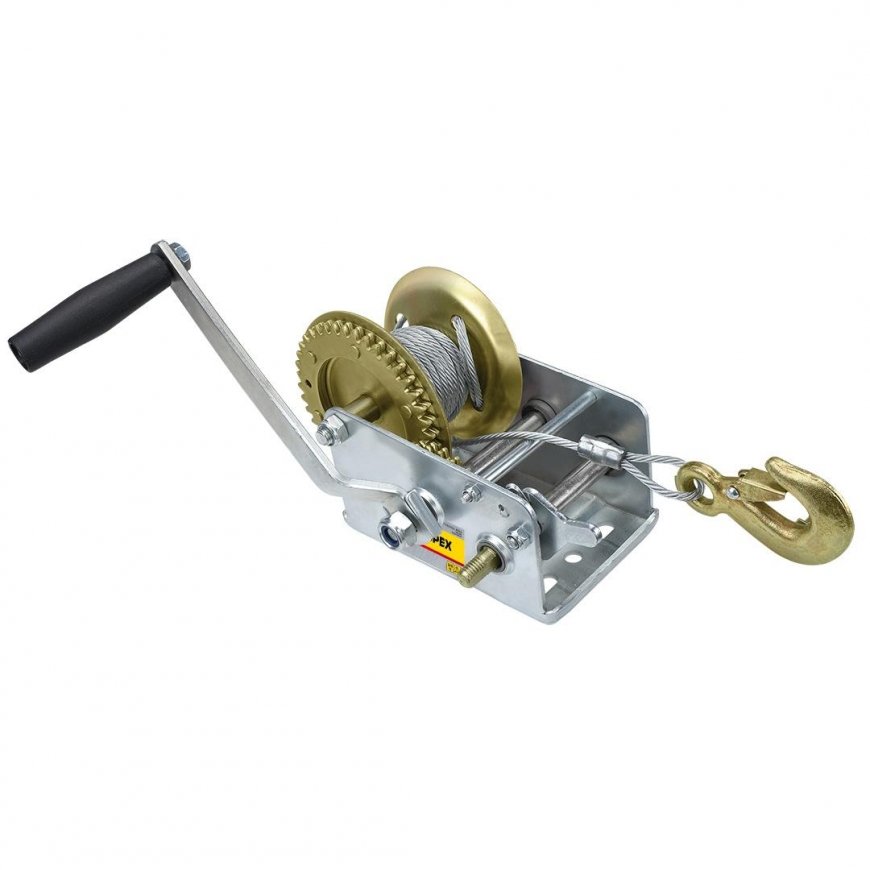 Topex Rope winch with ratchet brake 0.54T 10m rope (97X085) – 2