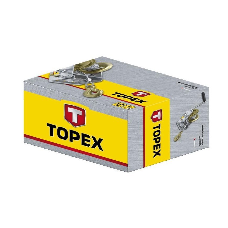Topex Rope gervė su reketiniu stabdžiu 0,54T 10m lynas (97X085) – 3