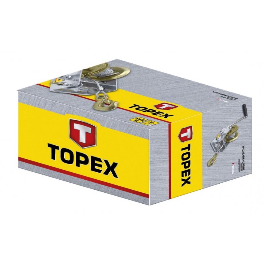 Topex Rope gervė su reketiniu stabdžiu 0,54T 10m lynas (97X085) – 4
