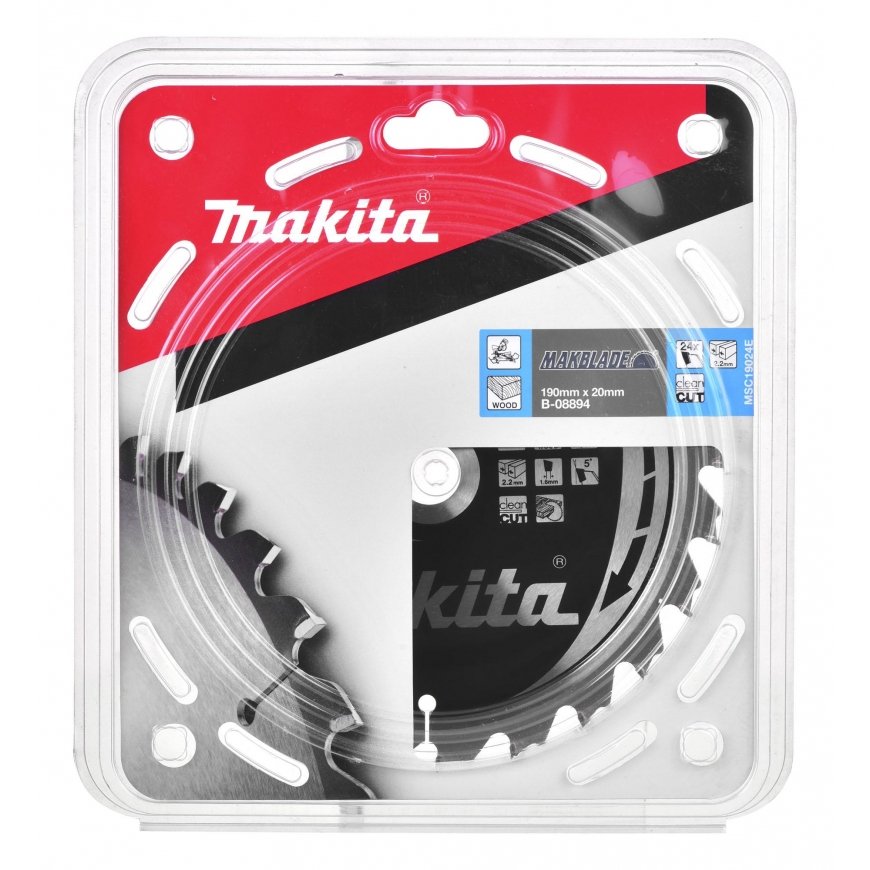 Cutting disc for wood 190x20x2.2mm 24T Standard MAKITA – 4