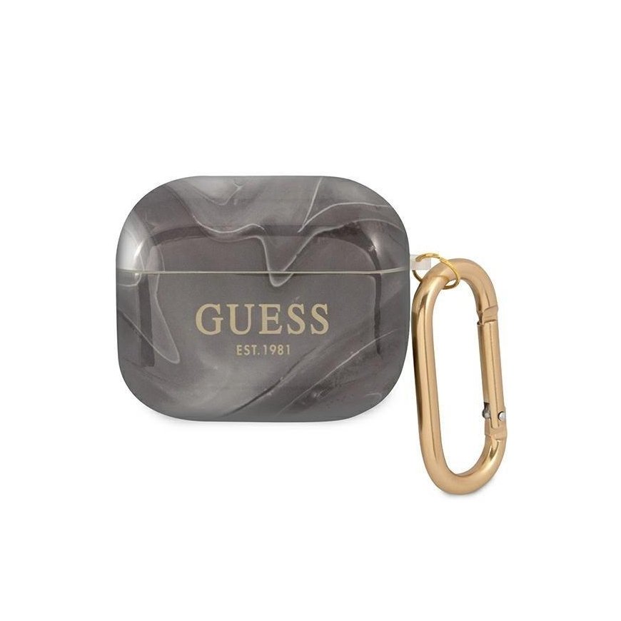 Guess Protective case GUA3UNMK Marble Collection for AirPods 3 gray – 2