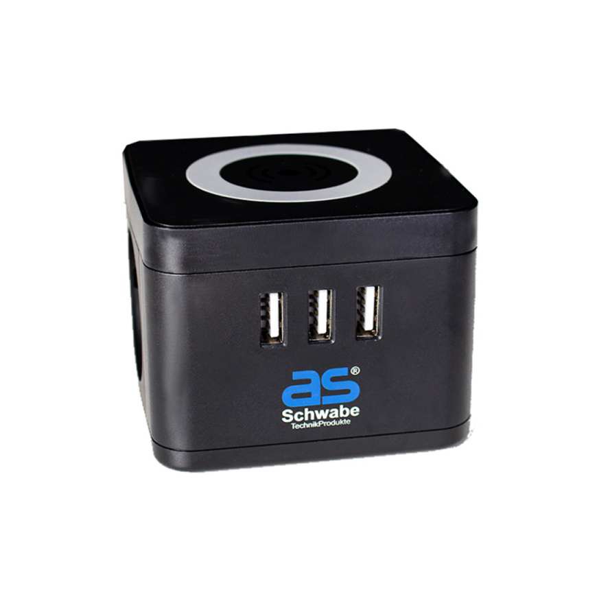 AS Schwabe 2-socket extension cord with