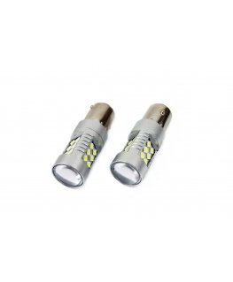 Amio Żarówki led canbus 3030 24smd 1156 ba15s p21w baltas 12v/24v
