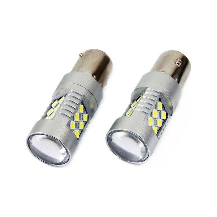 Amio Żarówki led canbus 3030 24smd 1156 ba15s p21w white 12v/24v – 2