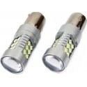 Amio Żarówki led canbus 3030 24smd 1156 ba15s p21w white 12v/24v Amio Żarówki led canbus 3030 24smd 1156 ba15s p21w white 12v/24v