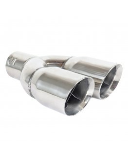 Exhaust muffler tip stainless steel amio mt 022 chrome