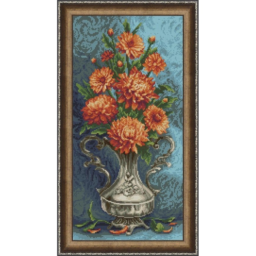 Beldizart Deimantinio dažymo rinkinys Gėlės 30х60 cm AZ-1633 – 2