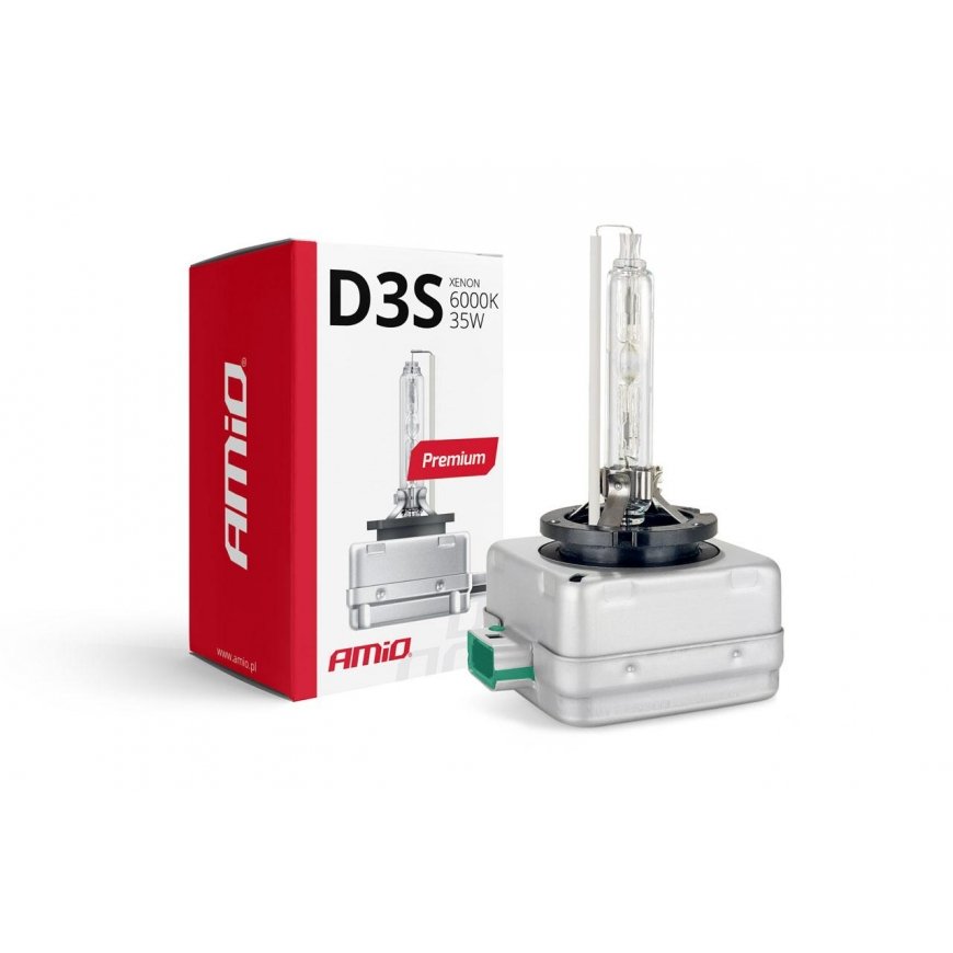 Xenon lemputė, xenon d3s 6000k amio premium siūlas – 3