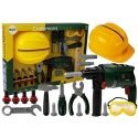 Lean Cars DIY set Battery Drill Goggles and Helmet
