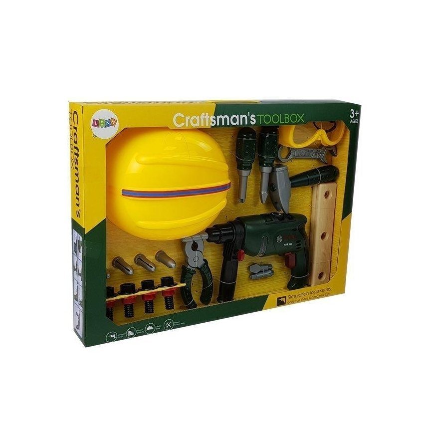 Lean Cars DIY set Battery Drill Goggles and Helmet – 6