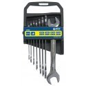 Mega Flat spanner set 6-22mm 8 pcs. (34428)