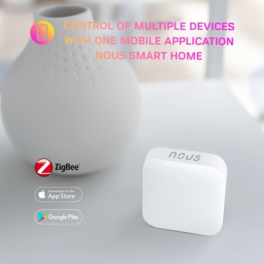 Išmanusis ZigBee belaidis jungiklis LZ4, TUYA / Smart Life, NOUS – 2