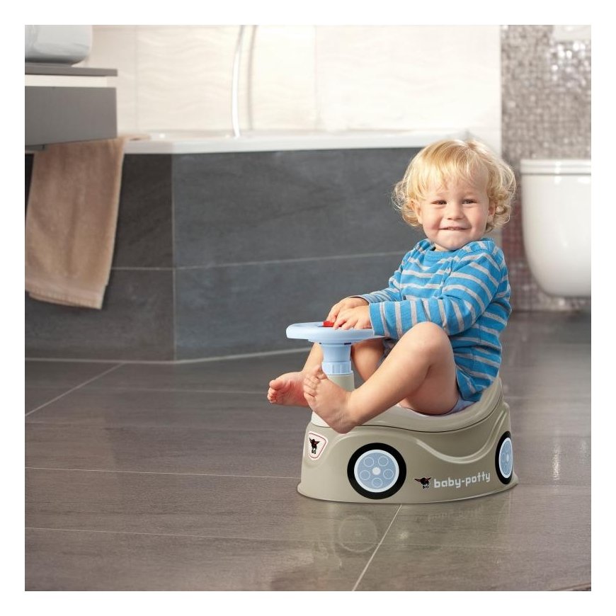 BIG Potty Gray New Bobby Car Toy Car Steering Wheel – 2