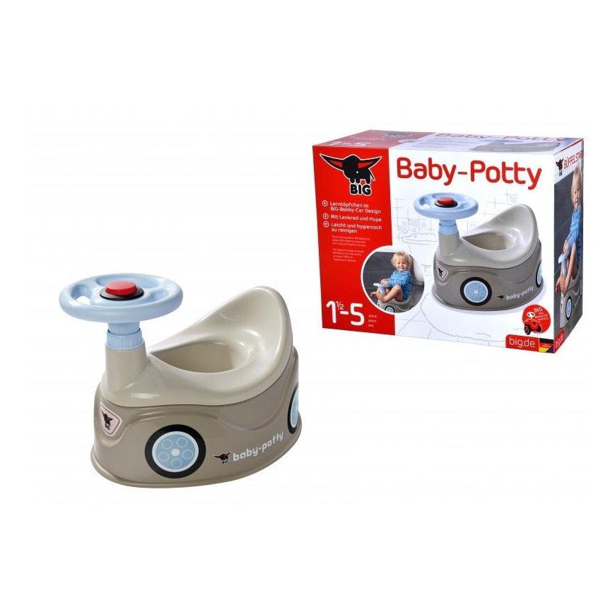 BIG Potty Pilkas Naujas Bobby Car Žaislinis automobilis Vairas – 5