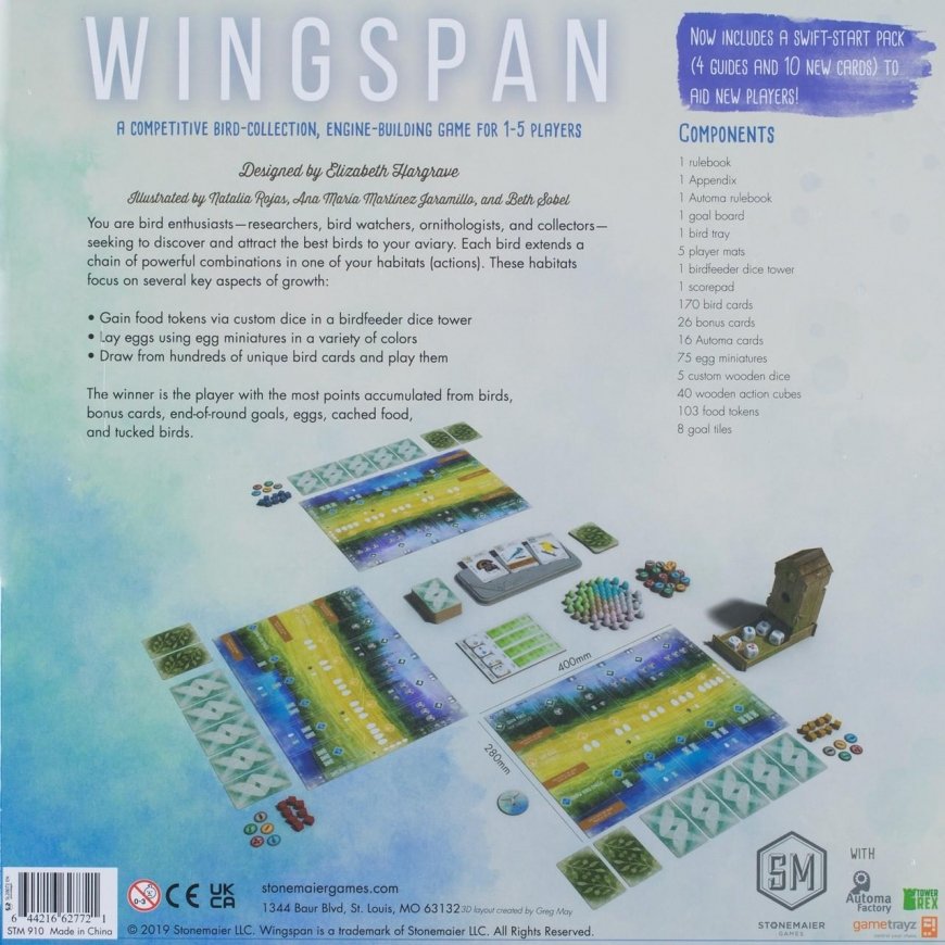 Stonemaier Games Wingspan – 10