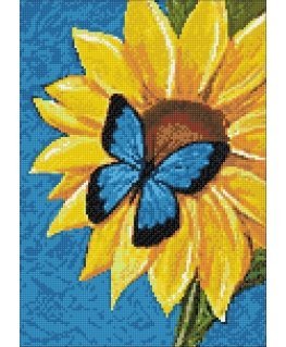 Beldizart Drugelis ir saulėgrąža 27*38 cm WD031